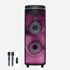 Колонка аккумуляторная Ailiang UF-212E c радиомикрофонами и подсведкой JBL LED Style 300W Колонка аккумуляторная Ailiang UF-212E c радиомикрофонами и подсведкой JBL LED Style 300W