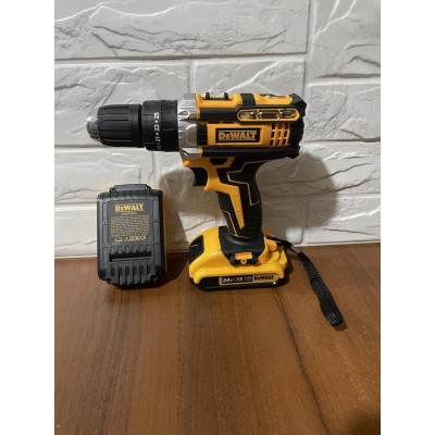 Аккумуляторный Шуруповерт DeWALT DCD791 ударный (24V 5A/h Li-Ion) с железным патроном в кейсе
