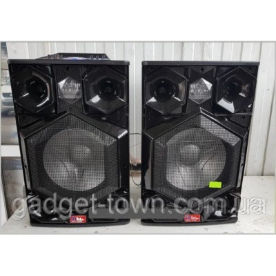 Стерео колонки Wimpex 12 дюймов, 2х200W, Bluetooth, микрофон, пульт Пара
