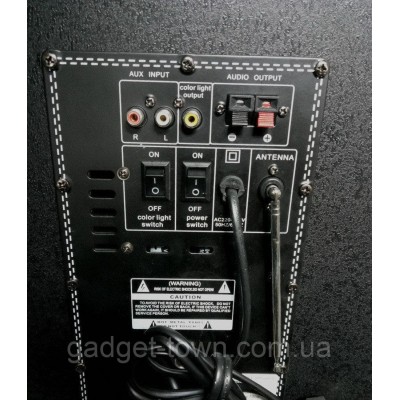 Стерео колонки Wimpex 12 дюймов, 2х200W, Bluetooth, микрофон, пульт Пара