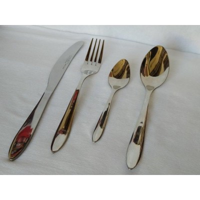 Набор столовых предметов, фраже Zepter на подставке 24 предмета, столовый набор из нержавеющей стали