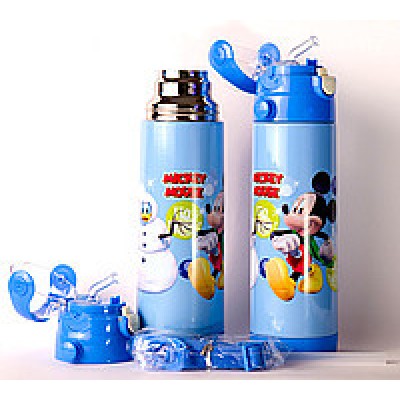 ТЕРМОС МЕТАЛЛИЧЕСКИЙ Микки Маус 350 мл