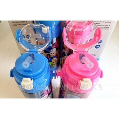 ТЕРМОС МЕТАЛЛИЧЕСКИЙ Микки Маус 350 мл