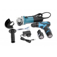 Набор инструментов Makita Power Tools 2в1 Шуруповерт MAKITA DF330DWE + Болгарка Makita 9558HNG