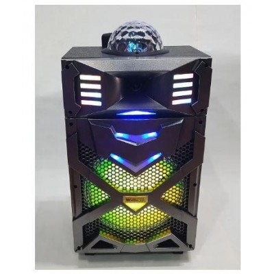 Автономная акустическая система с микрофоном WilliCo ZS-55 IP, с диско-шаром 300W (USB/FM/Bluetooth)
