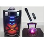 Автономная акустическая система с микрофоном WilliCo ZS-55 IP, с диско-шаром 300W (USB/FM/Bluetooth)