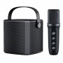 Портативна колонка з караоке мікрофоном YS102 10 W Bluetooth, HiFi, USB, microSD, AUX, Type-C Чорний