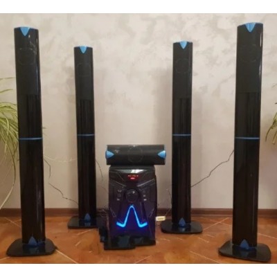 Комплект акустики 5в1 домашний кинотеатр ERAEAR EV 5 100W (USB/FM-радио/Bluetooth)