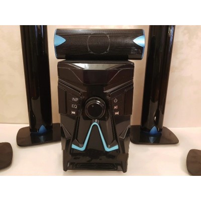 Комплект акустики 5в1 домашний кинотеатр ERAEAR EV 5 100W (USB/FM-радио/Bluetooth)