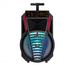 Акустическая аккумуляторная колонка 12 дюймов (USB/FM/BT/LED) KOLAV-120F Акустическая аккумуляторная колонка 12 дюймов (USB/FM/BT/LED) KOLAV-120F