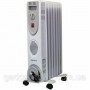 Масляный радиатор GRUNHELM, масляный обогреватель на 7 секций 1500Вт с терморегулятором