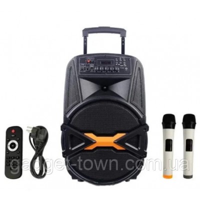 Портативная колонка Temeisheng A15-41 с радиомикрофонами (USB/Bluetooth)