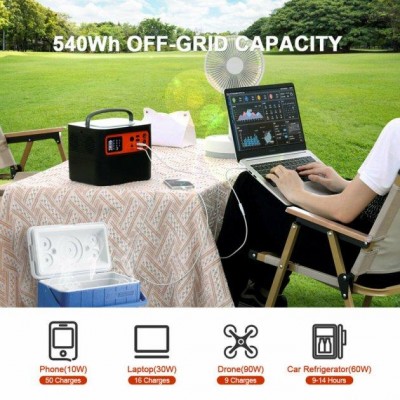 Портативна зарядна станція TIG FOX T500 Portable Power Station 540Wh