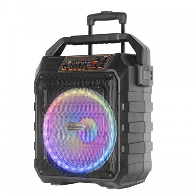 Колонка аккумуляторная с радиомикрофонами UF-983 / 120W (USB/FM/Bluetooth)