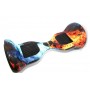 Гироскутер Elite Lux 10" дюймов цвет огонь и лед, самоболанс, подсветка колес