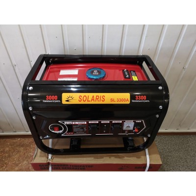 Генератор бензиновий Solaris SL-3300 3.3 кВт 7.0л.с.