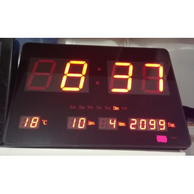 Настенные электронные часы LED большие цыфры