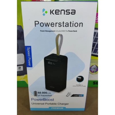 Портативная мобильная батарея повышенной емкости Kensa 60000 mAh оригинал