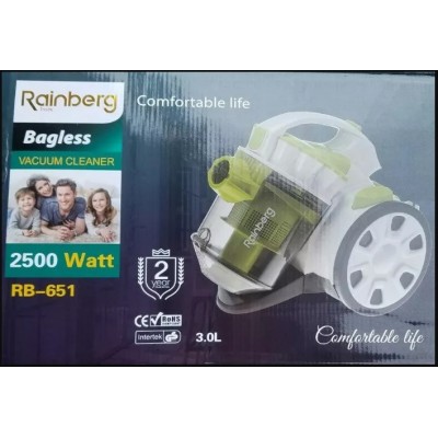 Пылесос Rainberg RB-651TB контейнерный c турбощеткой 2500w