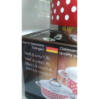 Набор кастрюль для кухни German Family GF-2034 (8 предметов)