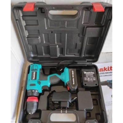 Аккумуляторный шуруповерт Makita 550 DWE 18V 4А/час с DFR патроном в кейсе
