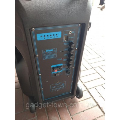 Портативная колонка A 12-40 с радиомикрофоном / 120W (USB/Bluetooth/Пульт)