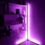 Светодиодный Линейный LED Светильник, минималистичный Hi-Tech торшер с пультом и приложением, 150 см