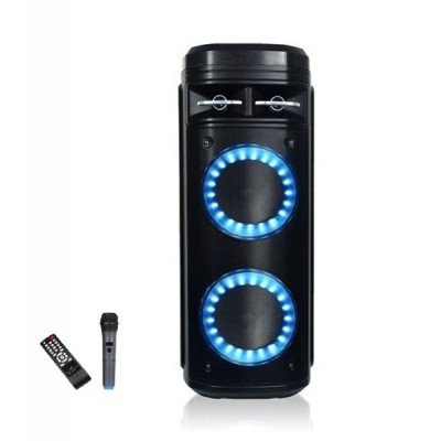 Колонка аккумуляторная ZXX-5511 partybox c радиомикрофоном (150W/USB/BT/FM/TWS)