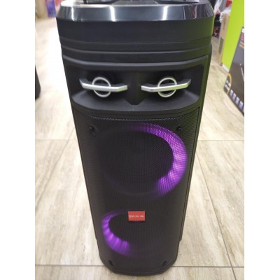 Колонка аккумуляторная ZXX-5511 partybox c радиомикрофоном (150W/USB/BT/FM/TWS)