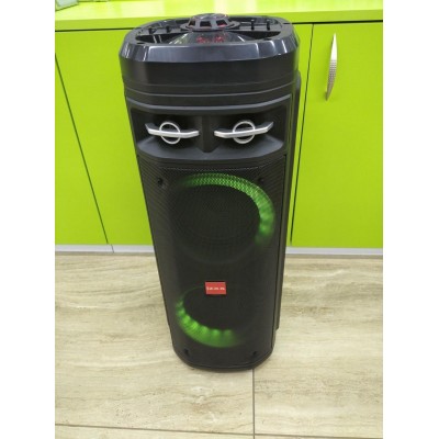 Колонка аккумуляторная ZXX-5511 partybox c радиомикрофоном (150W/USB/BT/FM/TWS)