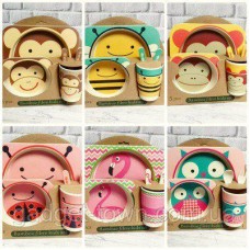 Детская бамбуковая посуда