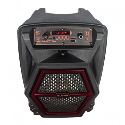 Акустическая аккумуляторная колонка (USB/FM/BT/LED) Ailiang KOLAV-Q14
