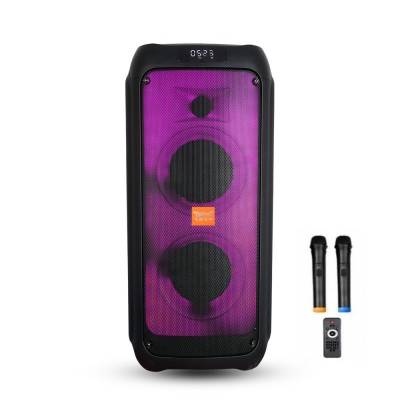 Колонка аккумуляторная Partybox Temeisheng Feiyang c радиомикрофонами (150W/USB/BT/FM/TWS)