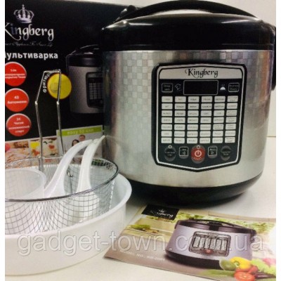 Мультиварка, фритюрница Kingberg KB-2001 43 программы 5 л 900W Мультишеф