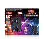 Колонка аккумуляторная ZPX-7373 12 дюймов с микрофоном 160W (USB/FM/Bluetooth/TWS)