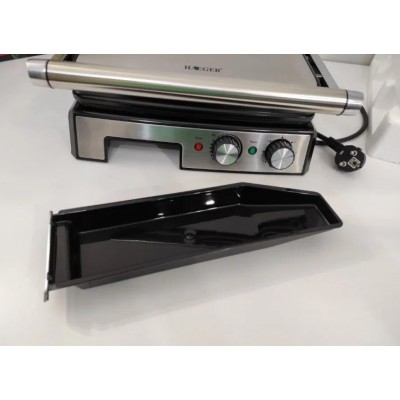 Контактный гриль прижимной электрический с таймером Haeger 2800W (HG-2681)