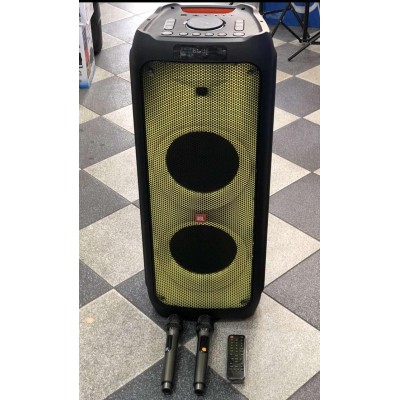 Колонка аккумуляторная ZXX-5512 partybox c радиомикрофонами (200W/USB/BT/FM/TWS)