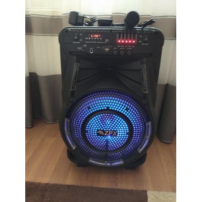 Колонка на аккумуляторе с микрофоном ZPX ZX-7773/160W (USB/Bluetooth/FM)