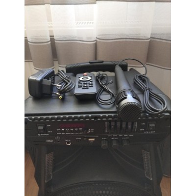 Колонка на аккумуляторе с микрофоном ZPX ZX-7773/160W (USB/Bluetooth/FM)
