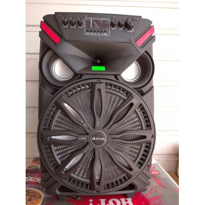 Портативна колонка UF-1718 із радіомікрофоном 120W (FM/USB/Bluetooth/12V)