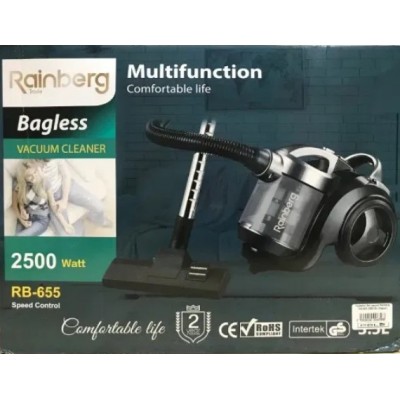 Пылесос Rainberg колбовый HEPA фильтр регулятор мощности 3,5L - 2500 W