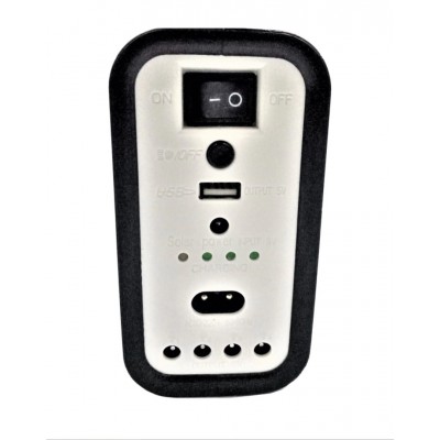 Солнечная система с лампами, мощным power bank и зарядкой телефона 4.0 Ah