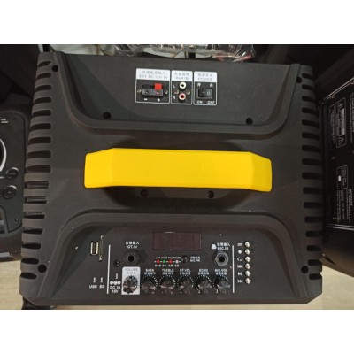 Колонка акумуляторная Temeisheng QX-1214 комбоусилитель USB/FM/Bluetooth с радиомикрофонами