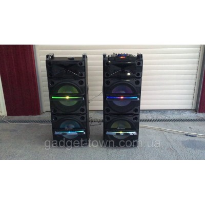 Комплект мощной акустики Ailiang UF-6622K 500W (USB/FM/Bluetooth) + 2 радиомикрофона