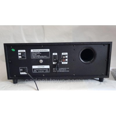 Портативная акустика 2.1 DJ-H1000 (60W/USB/BT/FM)