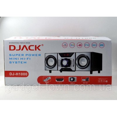 Портативная акустика 2.1 DJ-H1000 (60W/USB/BT/FM)
