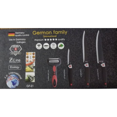 Набор ножей 4 предмета German Family GF-21