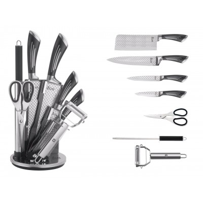 Набор ножей c подставкой 8 предметов German Family Z-Line GF-S10