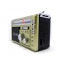 Радиоприёмник колонка с радио FM USB MicroSD и фонариком Golon RX-381 Gold на аккумуляторе
