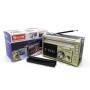 Радиоприёмник колонка с радио FM USB MicroSD и фонариком Golon RX-381 Gold на аккумуляторе